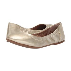 Gold Ballet Flats